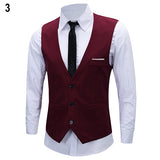 Hot New Arrival Men's Classic Formal Business Slim Fit Chain Dress Vest Suit Tuxedo Waistcoat 08WG