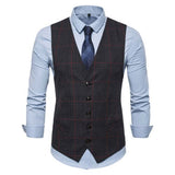 New Fashion Men's Slim Fit Casual Blazer Vests Formal Tops Suit Vest Waistcoat Coat M-2XL