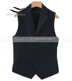 2019British style Men's Casual Tweed suit Vest Slim Fit Notch Lapel custom made Waistcoat For Wedding Groomsmen Leisure Business